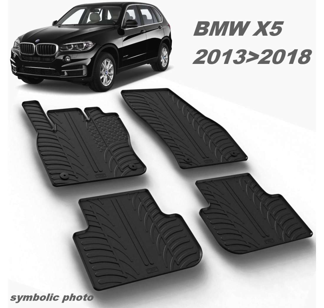 GUMENI AUTO TEPISI ZA BMW X5 - KOMPLET PREDNJI I ZADNJI